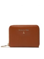 Patrizia Pepe Portfel CQ8512/L001-B757 Brązowy. Brązowe portfele damskie Patrizia Pepe, bez wzorów, ze skóry. Za 319.99 zł.