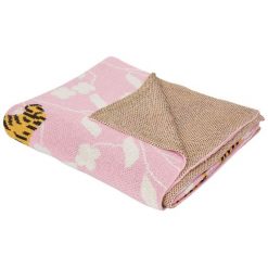 Koc nerai bawełna 130 x 170 cm kolorowy dla dzieci. Kocyki dla dzieci BLmeble, z bawełny. W wyprzedaży za 203.00 zł.
