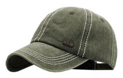 Czapka z Daszkiem, Oliwkowa z Przeszyciami, Fastryga, Letnia, 100% BAWEŁNA, Przewiewna -Pako Jeans. Zielone czapki i kapelusze męskie Pako Jeans, na lato, bez wzorów, z bawełny. Za 49.00 zł.