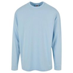 Męska Bluzka Z Długim Rękawem Acid Wash Heavyweight Boxy. Niebieskie bluzki z długim rękawem męskie Urban Classics, m, bez wzorów, bez kołnierzyka. Za 137.99 zł.