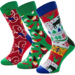 Zestaw 3 par wysokich skarpet unisex HAPPY SOCKS - XMAS08-7003 Kolorowy. Skarpety damskie marki Happy Socks. Za 99.90 zł.