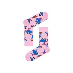 Skarpetki Happy Socks X The Beatles BEA01-3001. Różowe skarpety męskie Happy Socks, z bawełny. Za 30.00 zł.