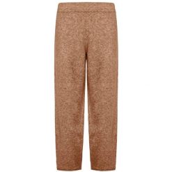 Spodnie Deha Dzianinowe Spodnie Carrot-Fit Lounge Damskie. Brązowe spodnie materiałowe damskie Deha, s, bez wzorów, z dzianiny. Za 484.99 zł.