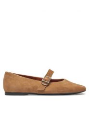 Vagabond Shoemakers Baleriny Jolin 5608-040-28 Brązowy. Brązowe baleriny damskie Vagabond Shoemakers, bez wzorów, ze skóry, bez obcasa. Za 359.99 zł.