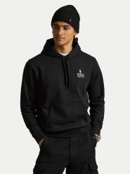 Polo Ralph Lauren Bluza 710B14661006 Czarny Regular Fit. Czarne bluzy męskie Polo Ralph Lauren, m, bez wzorów, z bawełny, bez kaptura. Za 819.99 zł.