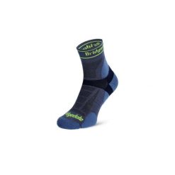 Skarpety biegowe Bridgedale Ultra Lt T2 Merino Sport 3/4 Crew. Czarne skarpety damskie Bridgedale, bez wzorów. Za 101.17 zł.