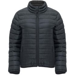 Womens/Ladies Finland Slim Padded Jacket. Brązowe kurtki sportowe damskie ROLY, bez wzorów, z puchu, bez kaptura, trekkingowe. Za 145.99 zł.
