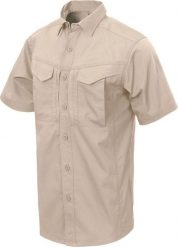 Helikon-Tex Helikon - Koszula Defender Mk2 SS Khaki. Brązowe koszule męskie HELIKON-TEX, m, bez wzorów, bez kołnierzyka, bez ramiączek. Za 165.05 zł.