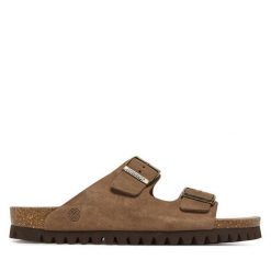 Klapki Genuins. Brązowe klapki męskie Genuins. Za 229.99 zł.