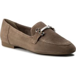 Lordsy MARCO TOZZI - 2-24240-20 Taupe Suede 326. Brązowe mokasyny damskie Marco Tozzi, ze skóry ekologicznej. W wyprzedaży za 169.00 zł.
