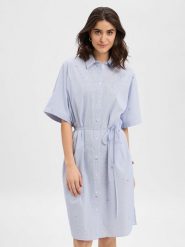 Joop Jeans Sukienka z bluzką - Davinia Kobiety Bawełna niebieski, L. Niebieskie bluzki damskie JOOP! Jeans, l, bez wzorów, z bawełny, biznesowe, bez kołnierzyka, bez ramiączek. Za 479.95 zł.