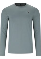 Virtus Koszulka Roger V3 M Hyperstretch LS Tee dopasowana – 2050 Stormy Weather. Niebieskie koszulki sportowe męskie VIRTUS, m, bez wzorów, z elastanu, bez kołnierzyka, bez ramiączek, na fitness i siłownię. Za 152.69 zł.