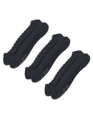 Jenny Fairy Stopki 4WB-001-AW23 (3-pack) Czarny. Czarne skarpety damskie Jenny Fairy, bez wzorów, z bawełny. Za 39.99 zł.