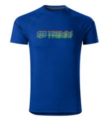 Koszulka Trimm DESTINY. Czerwone koszulki sportowe męskie TRIMM, s, bez wzorów, z elastanu, bez kołnierzyka, bez ramiączek. Za 100.00 zł.