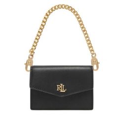 Torebka LAUREN RALPH LAUREN. Czarne torebki do ręki damskie Lauren Ralph Lauren, bez wzorów, bez dodatków. Za 579.99 zł.