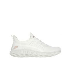Buty Sportowe Damskie Skechers Bobs Geo New Aesthetics. Białe obuwie sportowe damskie Skechers, bez wzorów. Za 199.99 zł.