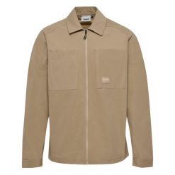 Overshirt Hummel Sorona Loose. Brązowe koszule damskie Hummel, bez wzorów, z materiału, bez kołnierzyka, bez ramiączek. Za 361.50 zł.