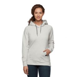 Bluza turystyczna z kapturem damska Black Diamond Rays Pullover Hoody. Szare bluzy damskie Black Diamond, m, bez wzorów, z kapturem, trekkingowe. Za 200.99 zł.