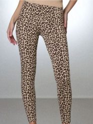 Bawełniane legginsy ze wzorkiem - wielobarwny. Legginsy damskie Sinsay, l, bez wzorów, z bawełny. Za 29.99 zł.