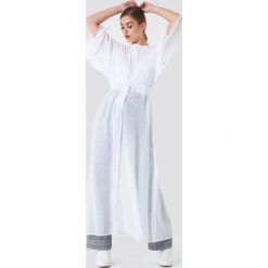 NA-KD Boho Sukienka-płaszcz z szyfonu - White. Płaszcze damskie NA-KD Boho. Za 161.95 zł.