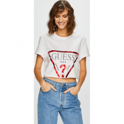 Guess Jeans - Top. Topy damskie marki Guess Jeans. Za 139.90 zł.