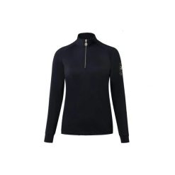 Damska koszulka do jazdy konnej B Vertigo Sidney. Brązowe koszule damskie B VERTIGO, bez wzorów, z materiału, sportowe, bez kołnierzyka, bez ramiączek. Za 295.50 zł.