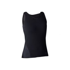 Koszulka 520 Gym. Czarne koszulki sportowe damskie DOMYOS. Za 44.99 zł.