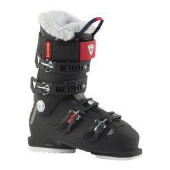 Buty narciarskie damskie ROSSIGNOL PURE ELITE 70 Deep Black czarny. Czarne obuwie sportowe damskie Rossignol, bez wzorów, narciarskie. W wyprzedaży za 1,459.40 zł.