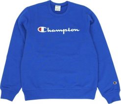 Bluza męska Champion Crewneck Sweatshirt niebieska 220254 BS008 M. Niebieskie bluzy męskie Champion, m, bez wzorów, bez kaptura. Za 205.27 zł.