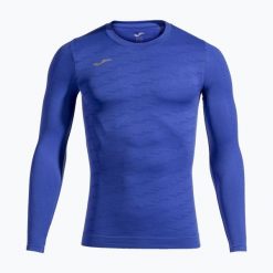 Longsleeve termoaktywny męski Joma Classic. Niebieskie koszulki sportowe męskie Joma, m, bez wzorów, bez kołnierzyka, bez ramiączek, do piłki nożnej. Za 129.99 zł.