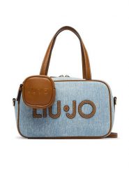 Liu Jo Torebka AA6113 T377A Niebieski. Niebieskie torebki do ręki damskie Liu Jo, bez wzorów, z materiału, bez dodatków. Za 559.99 zł.