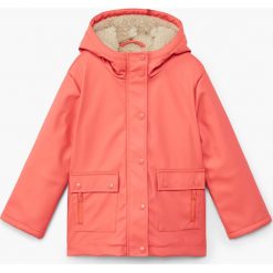 Mango Kids - Kurtka dziecięca Ita 110-164 cm. Różowe kurtki i płaszcze dla dziewczynek Mango Kids, z materiału. Za 139.90 zł.