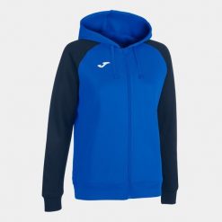 Bluza sportowa damska Joma Academy IV. Niebieskie bluzy sportowe damskie Joma, l, bez wzorów, bez kaptura. W wyprzedaży za 169.30 zł.