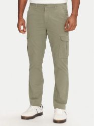 Tommy Jeans Spodnie materiałowe Austin DM0DM20281 Zielony Regular Fit. Zielone spodnie materiałowe męskie Tommy Jeans, m, bez wzorów, z bawełny. Za 249.99 zł.
