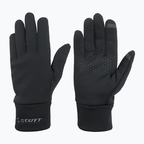 Rękawiczki SCOTT Fleece Liner. Czarne rękawiczki damskie Scott, bez wzorów, z dzianiny. Za 94.99 zł.