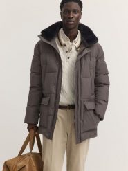 Bugatti Parka Mężczyźni brązowy, 48. Brązowe parki męskie Bugatti, m, bez wzorów, bez kaptura. Za 1,499.95 zł.