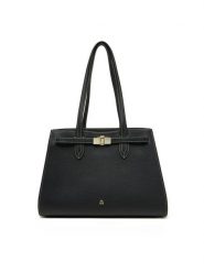 Aigner Torebka 137413 Czarny. Czarne torebki do ręki damskie Aigner, bez wzorów, ze skóry, bez dodatków. Za 2,609.00 zł.
