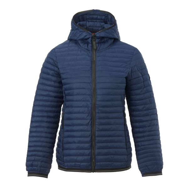 Pikowana Kurtka Damska Rigain. Szare kurtki damskie Regatta, m, bez wzorów, z materiału, z kapturem. Za 251.99 zł.