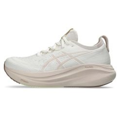 Buty Do Biegania Asics Gel-Nimbus 27 Damskie. Białe obuwie sportowe damskie Asics, bez wzorów, do biegania. W wyprzedaży za 791.85 zł.