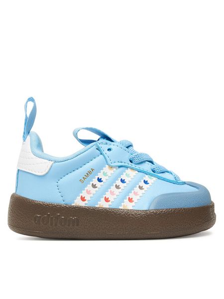 Adidas Sneakersy adifom Samba 360 JQ7959 Niebieski. Niebieskie buty sportowe dziewczęce Adidas, bez wzorów, ze skóry, bez zapięcia. Za 159.99 zł.