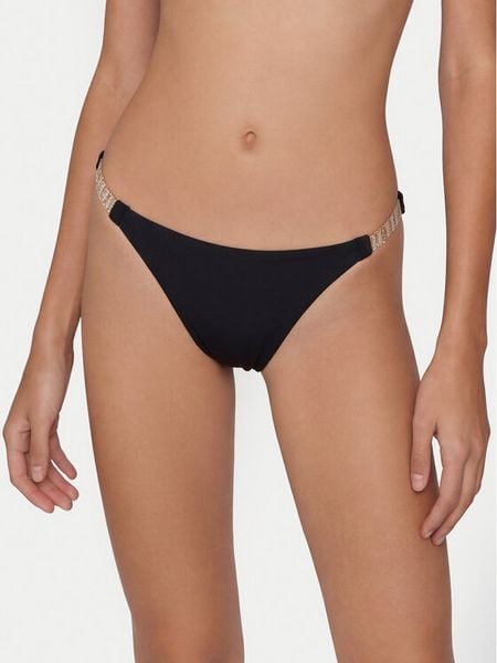 Guess Dół od bikini E6GO26 KG272 Czarny. Czarne bikini damskie Guess, m, z aplikacjami. Za 139.99 zł.
