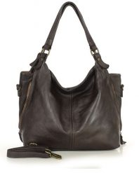 Torebka damska MARCO MAZZINI brąz caffe v47i. Brązowe torby na ramię damskie bez wzorów, z bawełny, biznesowe, bez dodatków. Za 599.00 zł.