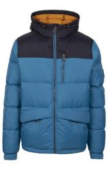 Trespass Erris - Męska kurtka puchowa Bondi Blue. Czarne kurtki męskie 2117 OF SWEDEN, na zimę, l, bez wzorów, z puchu, z kapturem. Za 372.15 zł.