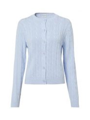 Marie Lund Kardigan damski Kobiety Bawełna niebieski wypukły wzór tkaniny, M. Niebieskie kardigany damskie Marie Lund, m, bez wzorów, z bawełny. Za 349.95 zł.