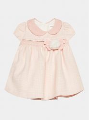 Mayoral Sukienka elegancka 2.864 Różowy Regular Fit. Czerwone sukienki dla dziewczynek Mayoral, bez wzorów, z bawełny, eleganckie, bez ramiączek. Za 139.99 zł.