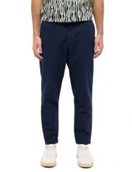 Męskie Spodnie Jeansowe Mustang Style Milano Linen Jogger Navy Blazer 1016436 5324. Niebieskie spodnie materiałowe męskie Mustang, l, bez wzorów, z jeansu. Za 219.99 zł.