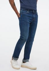 MUSTANG BOSTON MĘSKIE SPODNIE JEANSOWE JEANSY DENIM BLUE 1013756 5000 883. Niebieskie jeansy męskie Mustang, l, bez wzorów, z denimu. Za 209.99 zł.