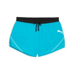 Szorty Puma Raceday Ultraweave. Niebieskie krótkie spodenki sportowe męskie Puma, s, bez wzorów, z materiału, do biegania. Za 189.99 zł.