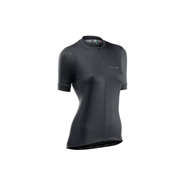 Koszulka rowerowa damska NORTHWAVE ACTIVE WMN Jersey czarna. Czarne obuwie sportowe damskie Northwave, bez wzorów, z jersey, rowerowe. Za 294.00 zł.