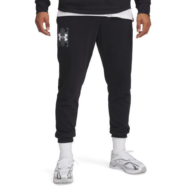 Spodnie dresowe męskie Under Armour. Czarne buty sportowe męskie Under Armour, m, bez wzorów, z dresówki, na fitness i siłownię. Za 283.95 zł.